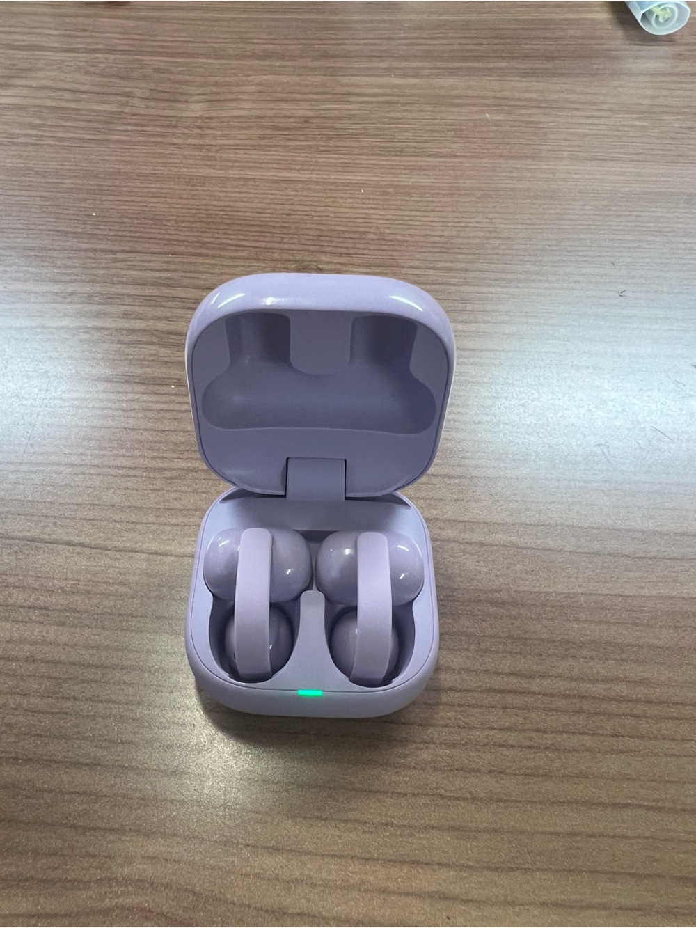 Sony Wireless Earbuds Lavender Purple Charging Case